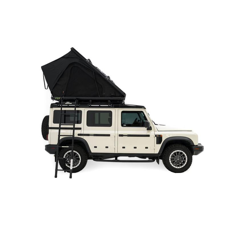 freespirit-recreation-aspen-v2-xl-hard-shell-roof-top-tent-black-open-side-view-on-ineos-grenadier-on-white-background