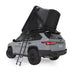freespirit-recreation-aspen-v2-xl-hard-shell-roof-top-tent-black-open-side-view-on-top-toyota-sequoia-with-ladder-on-white-background