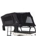 freespirit-recreation-high-country-v2-king-soft-shell-roof-top-tent-black-open-front-corner-view-with-ladder-on-white-background