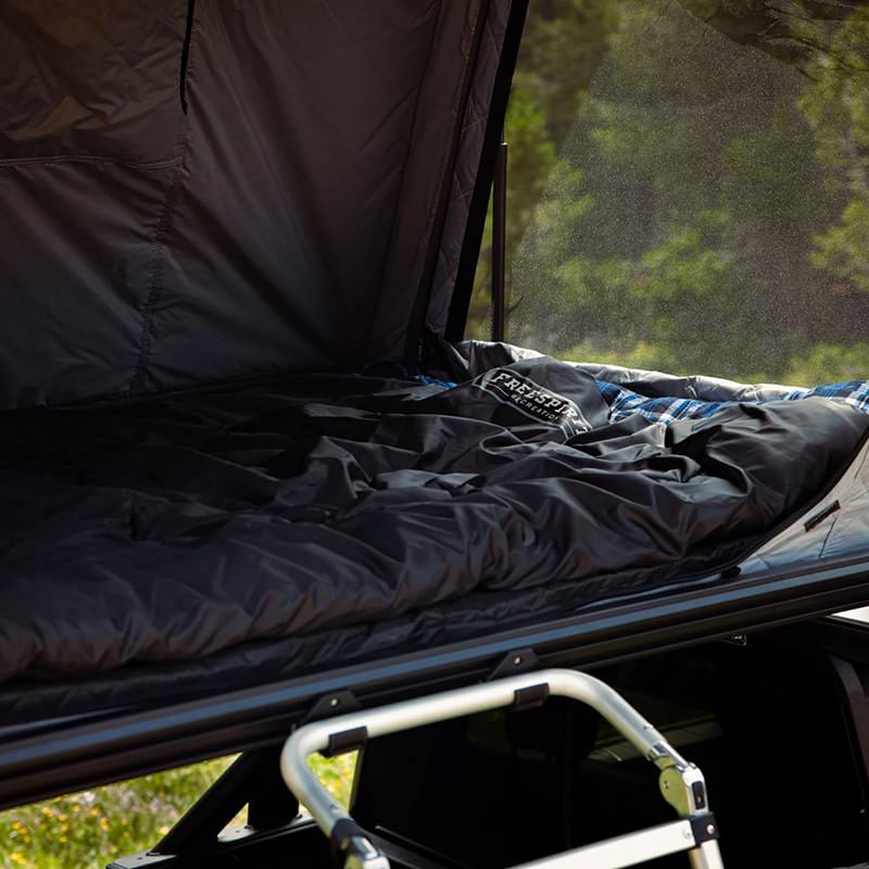 freespirit-recreation-odyssey-black-hard-shell-roof-top-tent-open-interior-view-with-mattress
