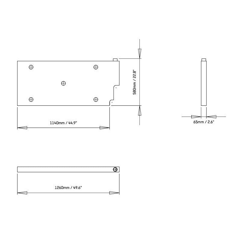 Front Runner Upright Water Tank / Flat-