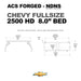 leitner-acs-forged-no-drill-bed-rack-for-chevrolet-2500-8-inch-dimensions-on-white-background