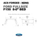 leitner-acs-forged-no-drill-bed-rack-for-ford-f150-8ft-dimensions-on-white-background