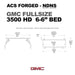 leitner-acs-forged-no-drill-bed-rack-for-gmc-3500-6ft-6in-dimensions-on-white-background