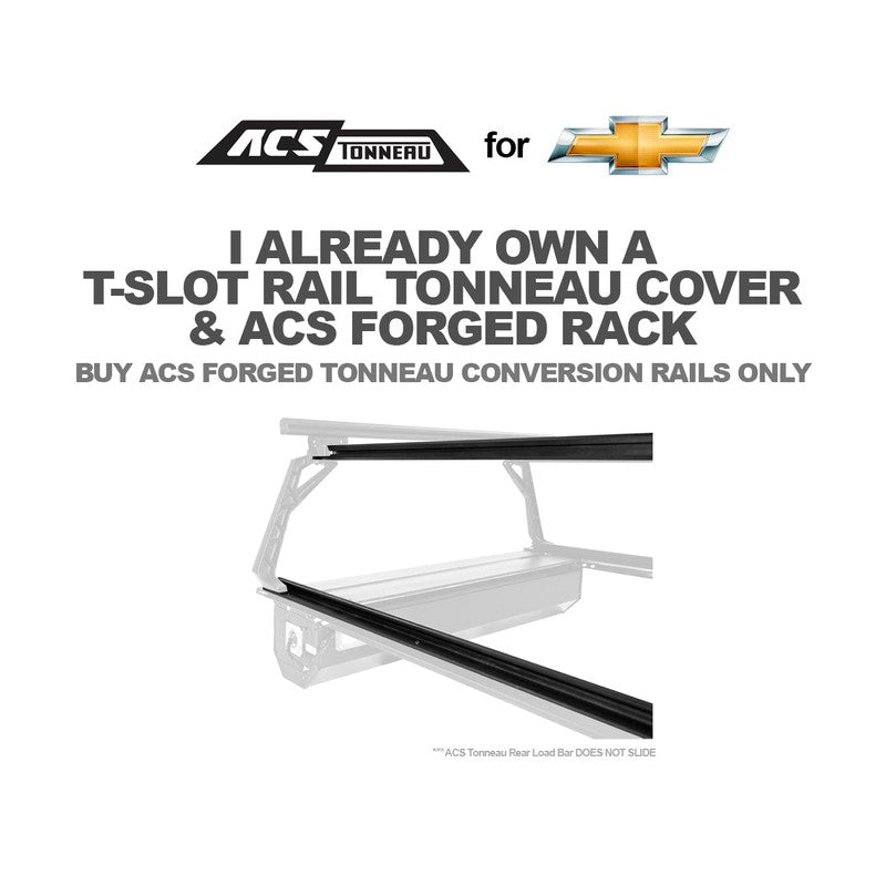 leitner-acs-forged-tonneau-bed-rack-rails-for-chevrolet-rails-front-view-on-white-background