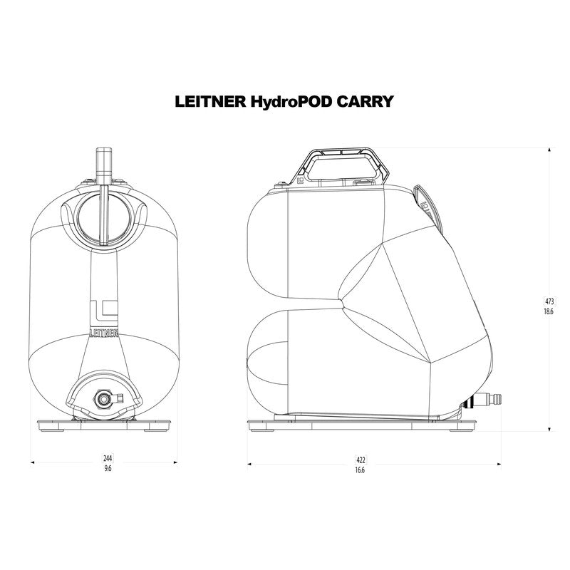 leitner-hydropod-carry-portable-shower-kit-water-tank-dimensions-on-white-background