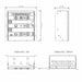 national-luna-dc-40-distribution-box-drawing-with-dimensions-on-white-background