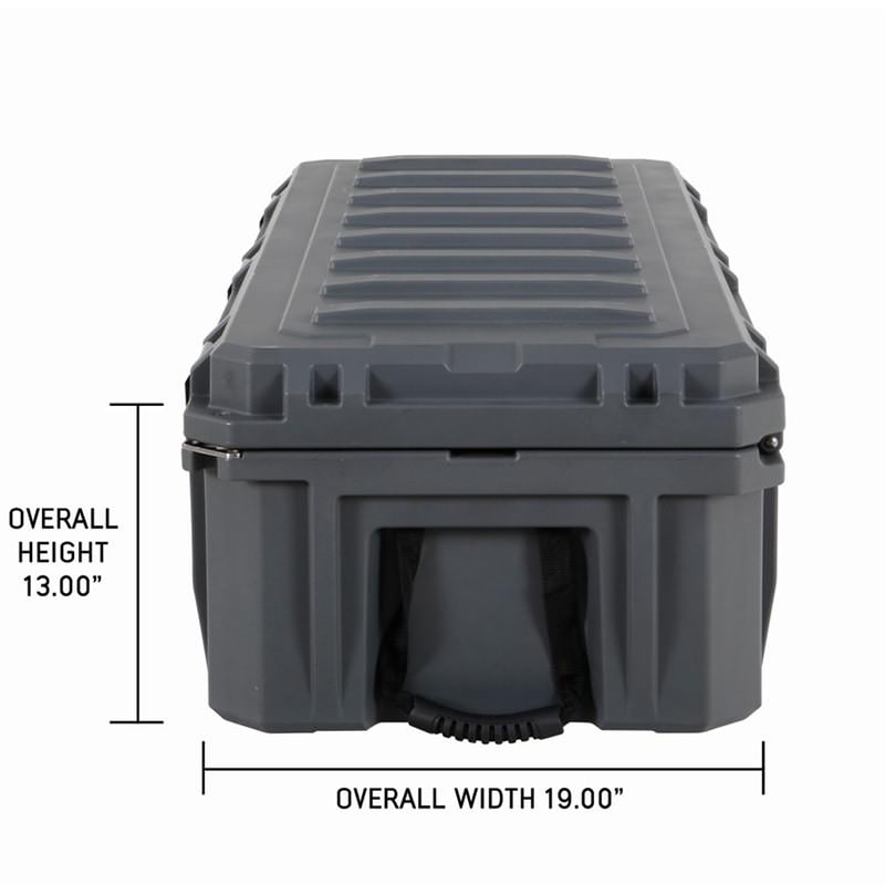 overland-vehicle-systems-117-qt-dry-cargo-box-with-drain-and-bottle-opener-side-view-overall-height-and-width