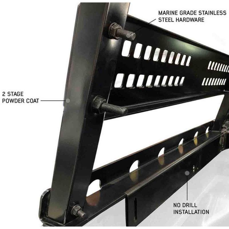 overland-vehicle-systems-discovery-rack-full-size-truck-short-bed-close-up-view-on-white-background