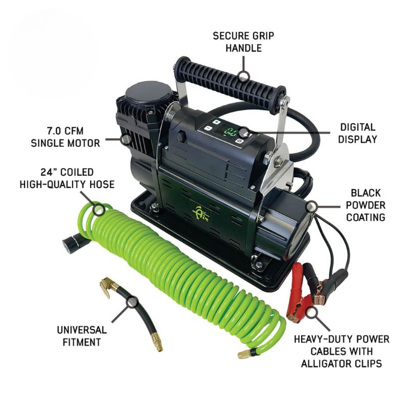 overland-vehicle-systems-egoi-portable-air-compressor-with-control-panel-top-view-with-labels-on-white-background