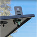 overland-vehicle-systems-expedition-truck-cap-for-2023-2024-ford-f-250-350-black-close-up-view-opened-door-latches-in-nature