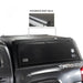 overland-vehicle-systems-expedition-truck-cap-for-chevrolet-colorado-black-closed-side-view-with-description-on-white-background