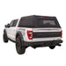 overland-vehicle-systems-expedition-truck-cap-for-ford-f150-black-closed-rear-corner-view-on-white-background