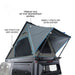 overland-vehicle-systems-magpak-camper-shell-roof-top-tent-for-ford-ranger-open-top-view-rainfly-struts-on-white-background