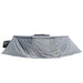 overland-vehicle-systems-nomadic-awning-180-with-zip-in-wall-dark-gray-open-side-view-on-toyota-tacoma-with-wall-fitted