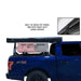 overland-vehicle-systems-nomadic-awning-270-lt-passager-side-dark-gray-closed-side-view-on-ford-ranger-with-travel-cover-description