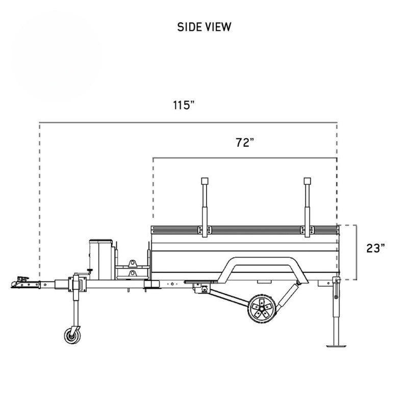 overland-vehicle-systems-off-road-trailer-side-view-drawing-with-dimensions-on-white-background