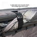 overland-vehicle-systems-xd-nomadic-270-awning-with-lights-and-black-out-grey-closed-close-up-view-with-velco-strap-on-white-background