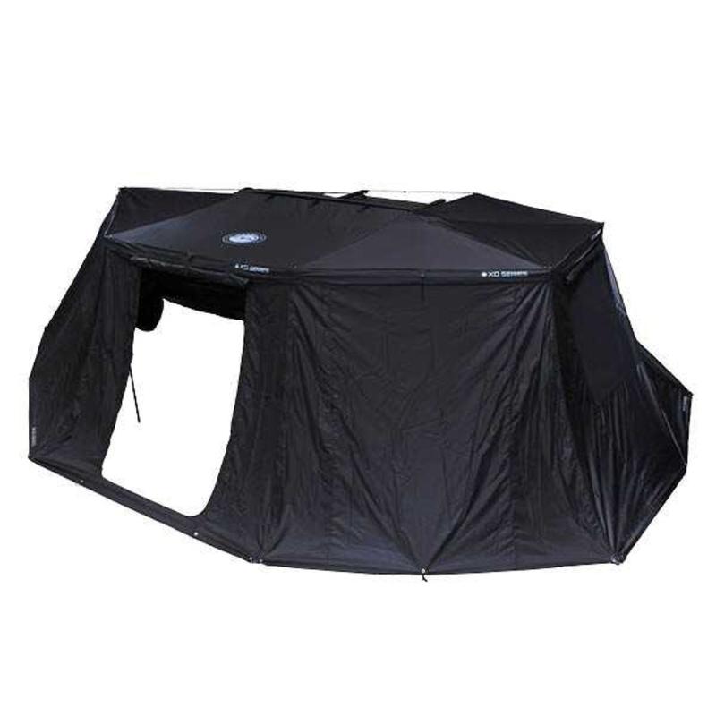 overland-vehicle-systems-xd-nomadic-270-degree-awning-wall-front-corner-view-on-white-background