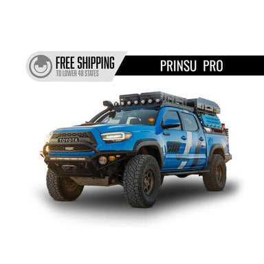 Prinsu Pro Toyota Tacoma Desert Air Intake Cab Rack | 2005-2023-LP4 Light Pod Cut Out-