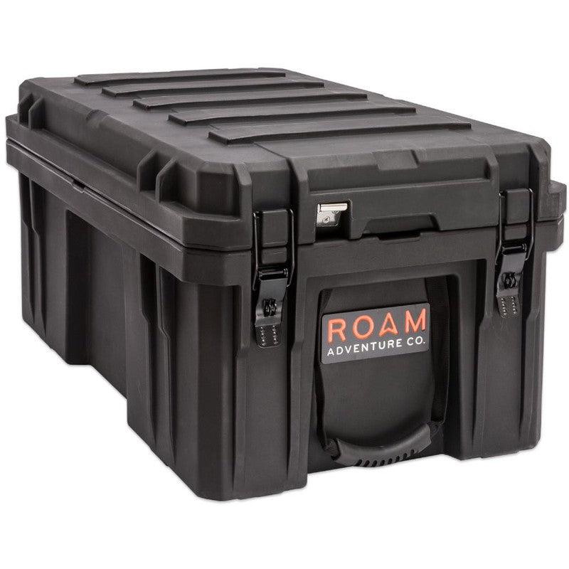 roam-105l-rugged-case-black-front-corner-view-close-on-white-background