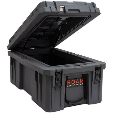 roam-105l-rugged-case-slate-front-corner-view-open-on-white-background