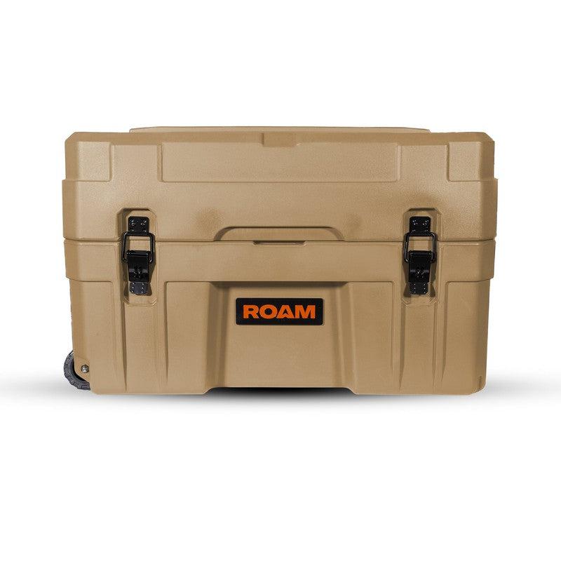 roam-132l-rolling-rugged-case-desert-tan-front-view-on-white-background