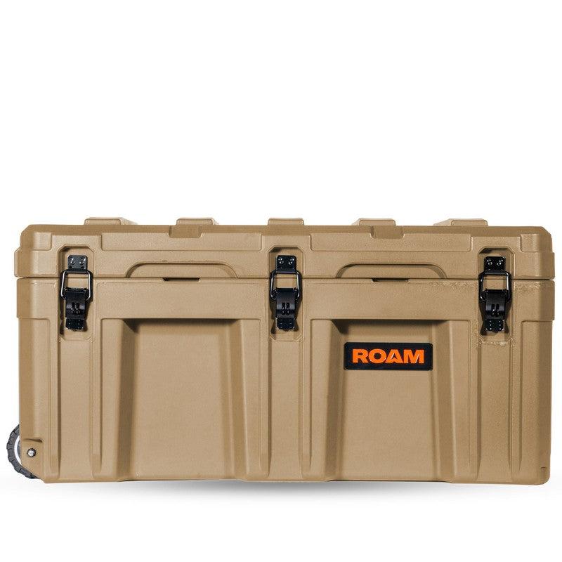 roam-150l-rolling-rugged-case-desert-tan-front-view-on-white-background