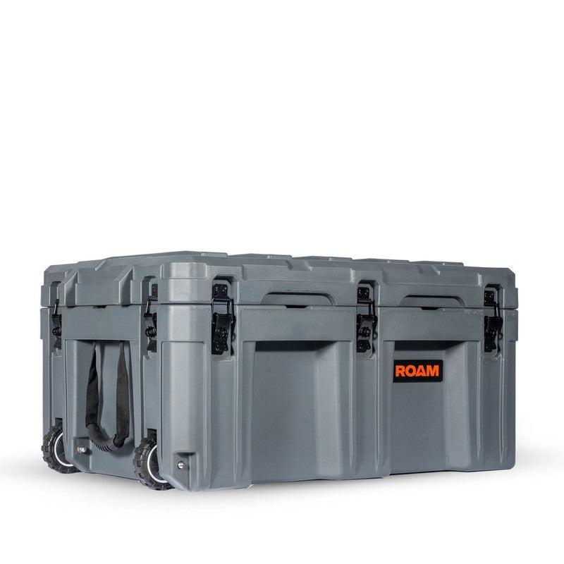 roam-150l-rolling-rugged-case-slate-front-corner-view-on-white-background