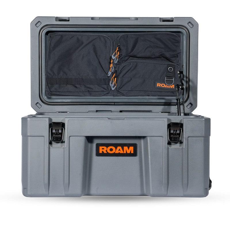 roam-55l-lid-organizer-front-view-on-rugged-case-on-white-background