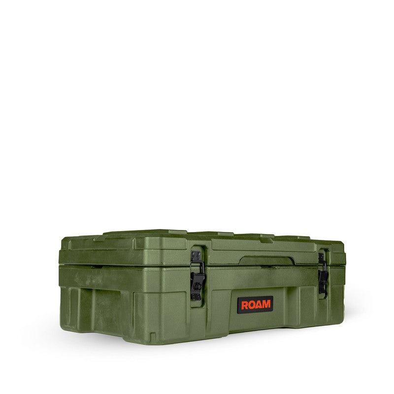 roam-66l-rugged-case-od-green-front-corner-view-on-white-background