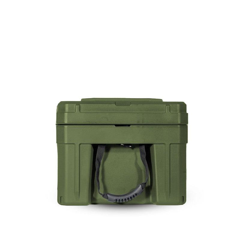 roam-76l-rugged-case-od-green-side-view-with-handle2-on-white-background