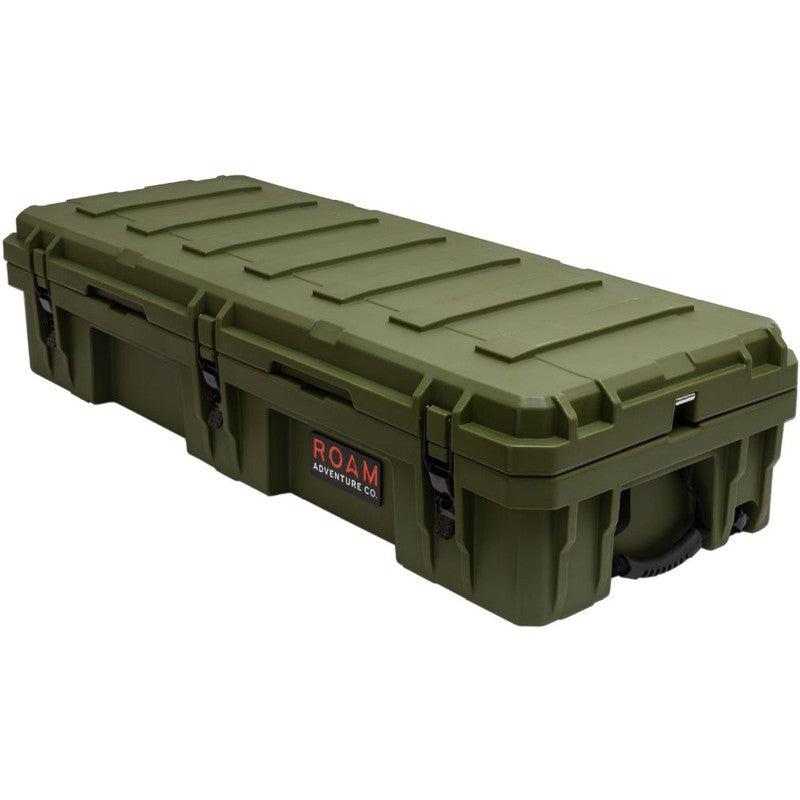 roam-95l-rugged-case-od-green-front-corner-view-on-white-background