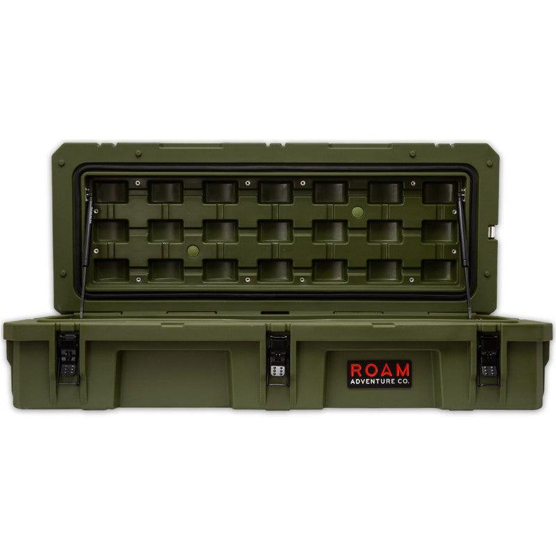 roam-95l-rugged-case-od-green-open-front-view-on-white-background