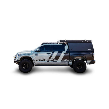 sherpa-bear-paw-roof-rack-for-2007-2021-tundra-camper-side-view-on-white-background