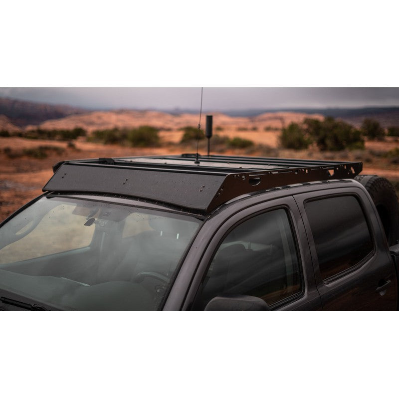 sherpa-grand-teton-roof-rack-for-2005-2023-tacoma-double-cab-front-corner-view-in-terrian