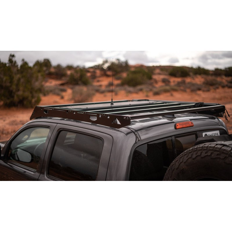 sherpa-grand-teton-roof-rack-for-2005-2023-tacoma-double-cab-rear-corner-view-in-terrian