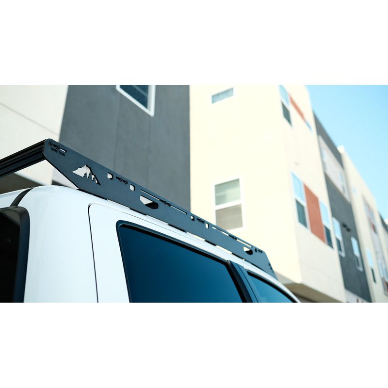 sherpa-grand-teton-roof-rack-for-2005-2023-tacoma-double-cab-side-view-beside-building