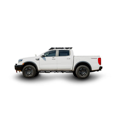 sherpa-redcloud-roof-rack-for-2019-2023-ford-ranger-side-view-on-white-background