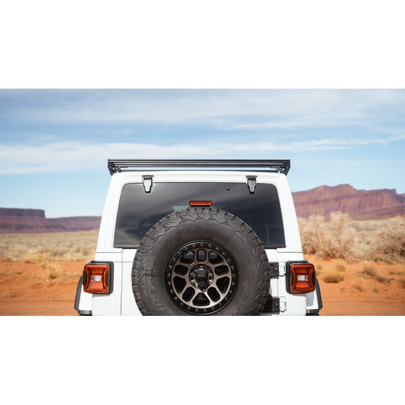 sherpa-starlight-roof-rack-for-2018-2024-jeep-wrangler-jl-rear-view-in-terrain