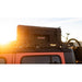 sherpa-sunlight-roof-rack-for-2020-2024-jeep-gladiator-jt-close-up-view-with-roam-case-in-nature