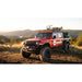 sherpa-sunlight-roof-rack-for-2020-2024-jeep-gladiator-jt-front-corner-view-in-nature