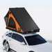 tentbox-cargo-2-hard-shell-roof-top-tent-sunset-orange-open-rear-corner-view-on-vehicle-on-white-background