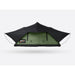 tentbox-lite-2-0-soft-shell-roof-top-tent-forest-green-open-side-view-on-gray-background