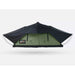 tentbox-lite-XL-soft-shell-roof-top-tent-forest-green-open-side-view-on-gray-background