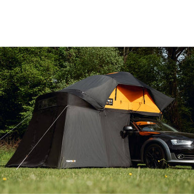 tentbox-lite-xl-living-pod-black-open-side-view-on-vehicle-in-nature