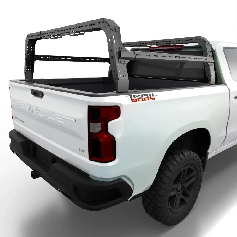 tuwa-pro-chevrolet-silverado-1500-2500-4cx-series-shiprock-height-adjustable-bed-rack-rear-corner-view-on-white-background