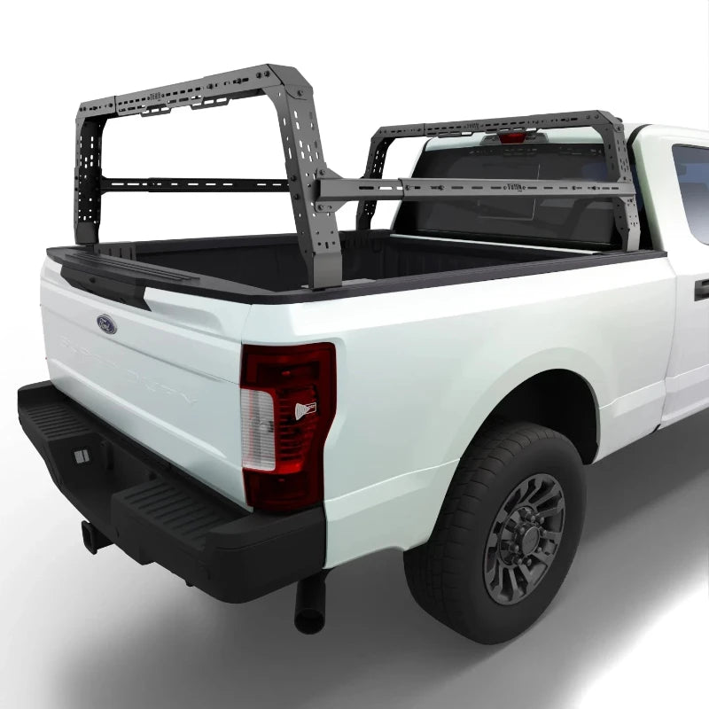 tuwa-pro-ford-f-150-4cx-series-shiprock-height-adjustable-bed-rack-side-view-on-white-background