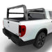 tuwa-pro-honda-ridgeline-4cx-series-shiprock-height-adjustable-bed-rack-rear-corner-view-on-plain-white-background