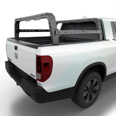 tuwa-pro-honda-ridgeline-4cx-series-shiprock-height-adjustable-bed-rack-side-view-on-white-background